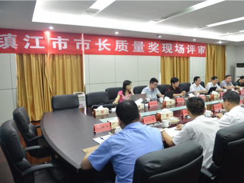 镇江市市长质量奖现场评审运动在利来老牌国际官网app母线顺遂举行